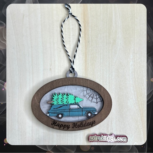 Creepmas Tree Hearse Ornament - Picture 2 of 4